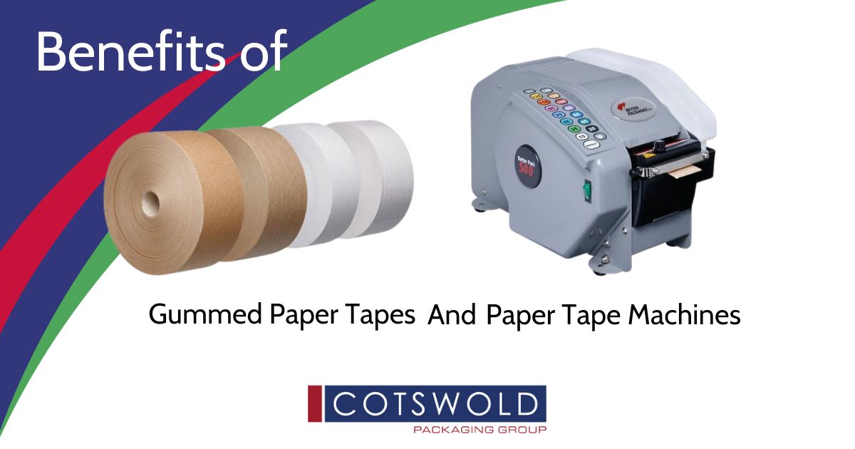 Make the Switch: Benefits of Water Activated/Gummed Paper Tape